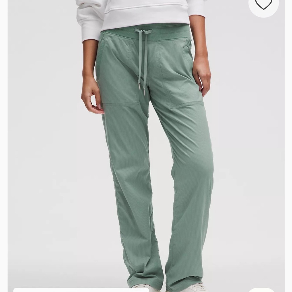 🌿 Lululemon Crater Blue Ribbed Drawstring Pants | Size 2